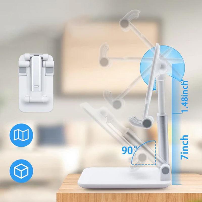 Fällbar skrivbordshållare