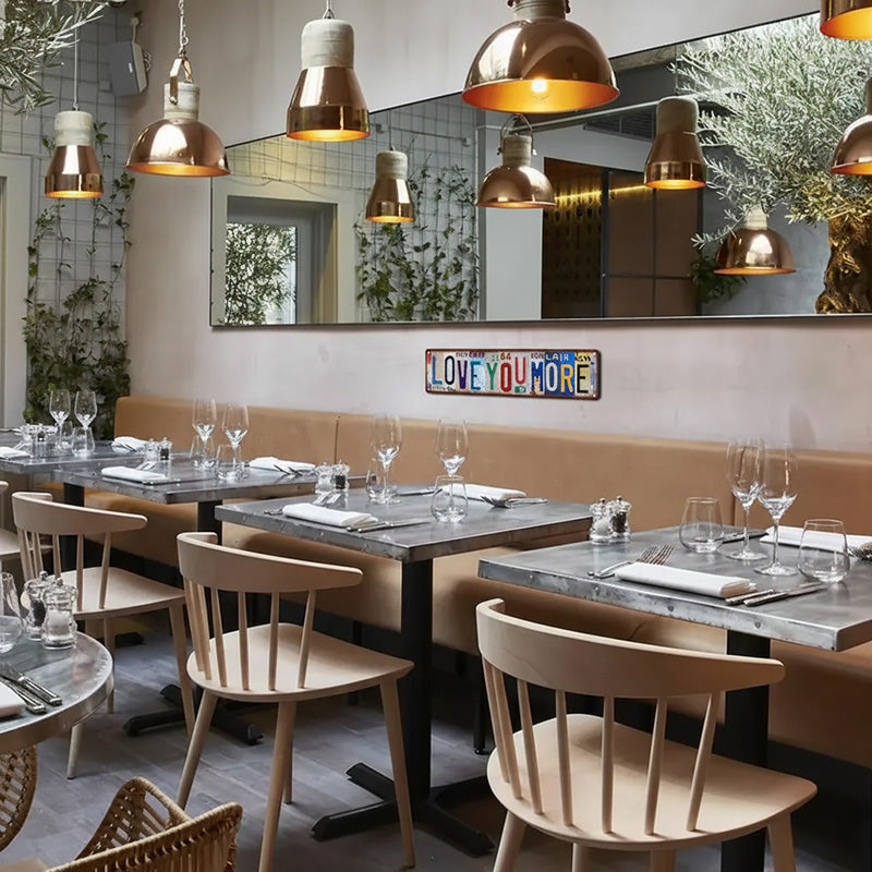 Tinplate decorative metal painting