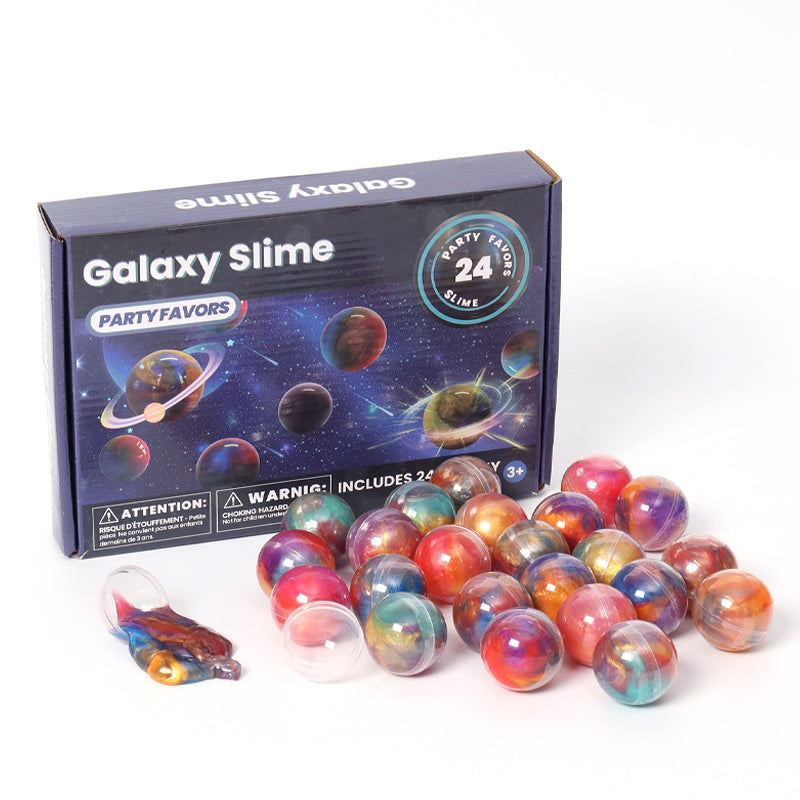 Cosmic Galaxy Slime Set (24 pcs)