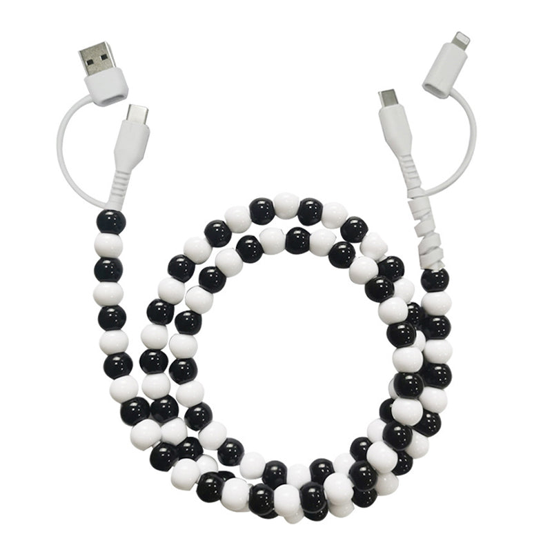 Pearl Beaded Data Cable