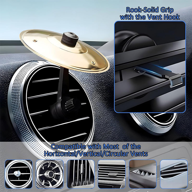 Car Air Vent Cymbal Crash Drum