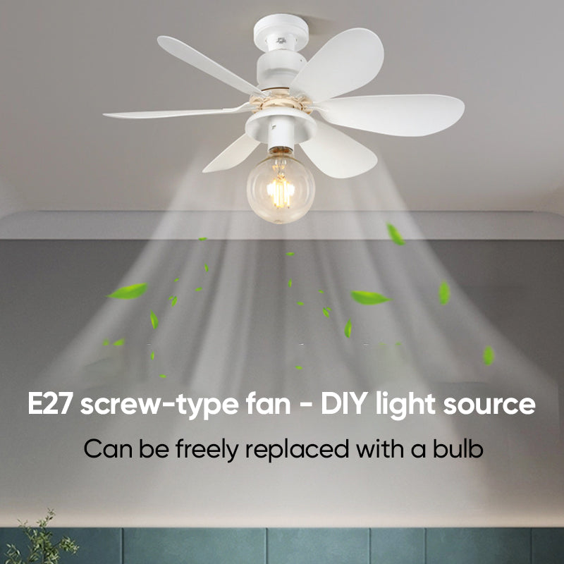 E27 Ceiling Fan Light with Remote Control