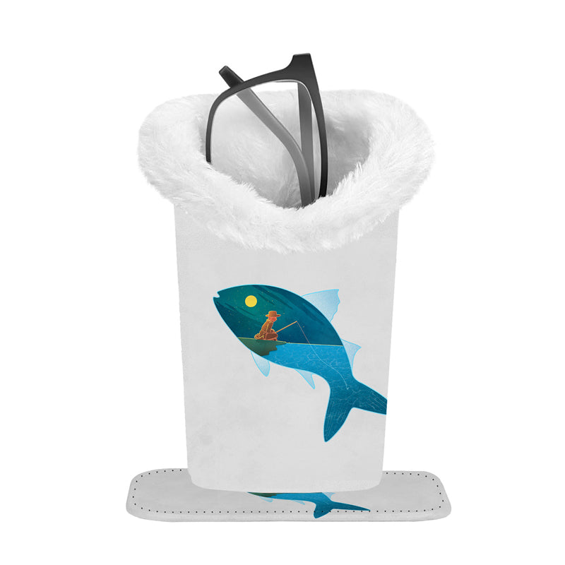 Magnetic Plush Eyeglasses Holder