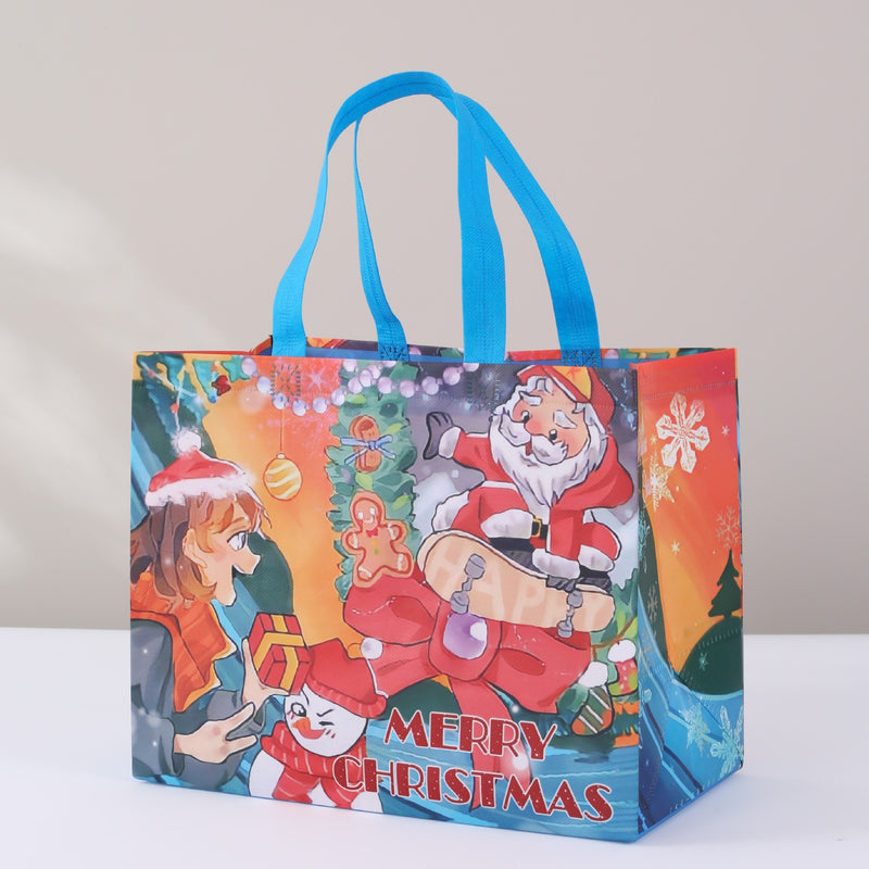 Christmas Non-Woven Gift Bag Set (16 Bags)