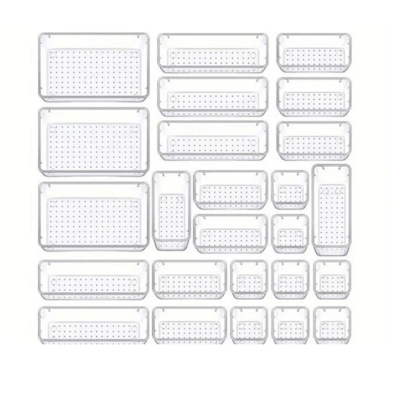 Clear Drawer Organizer Sets