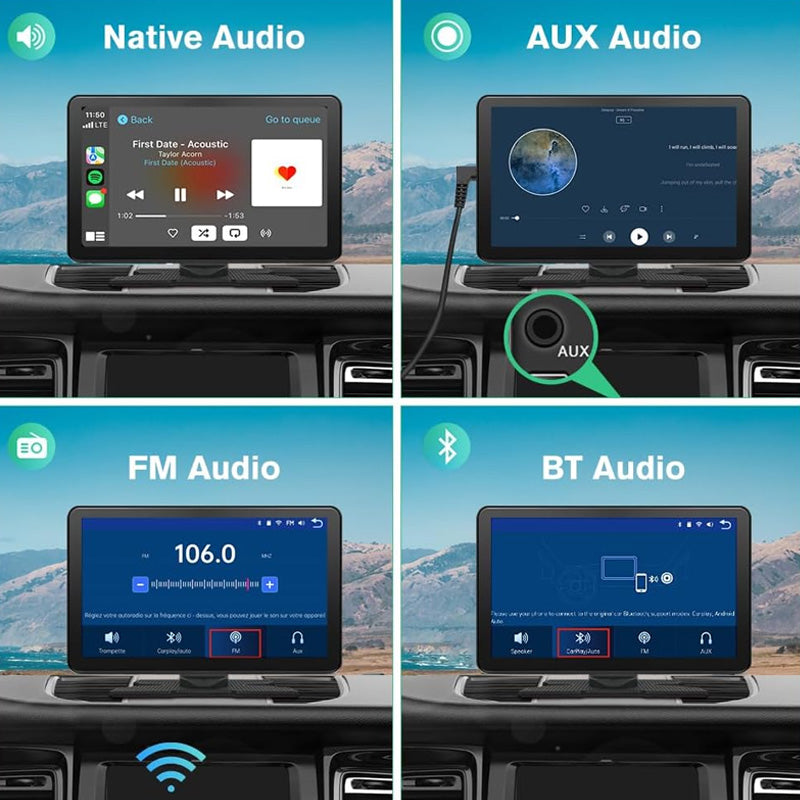 Portable Carplay Screen for Car