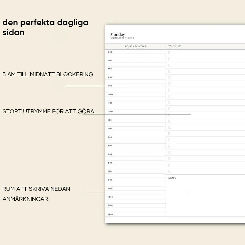 24-25 Dagsplanerare