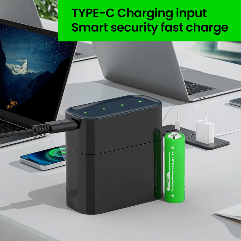 Lithium-ion Battery With Integrated Charging & Storage Box