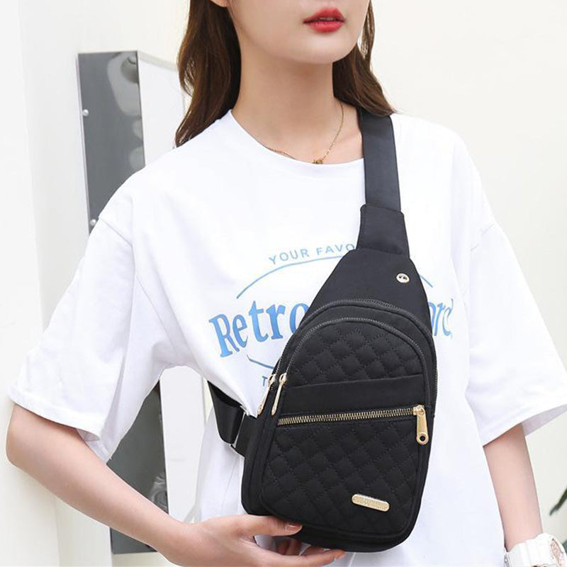 Women's Quilted Chest Bag