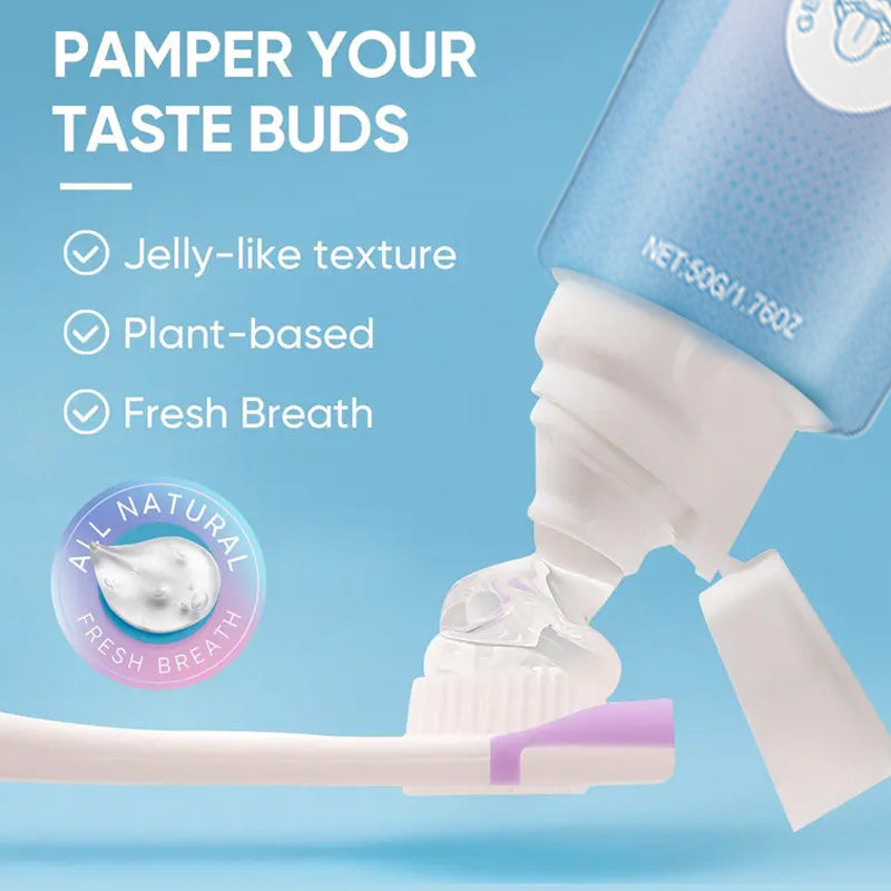 Tongue Cleaning Gel & Brush Bundle for Refreshing Oral Care