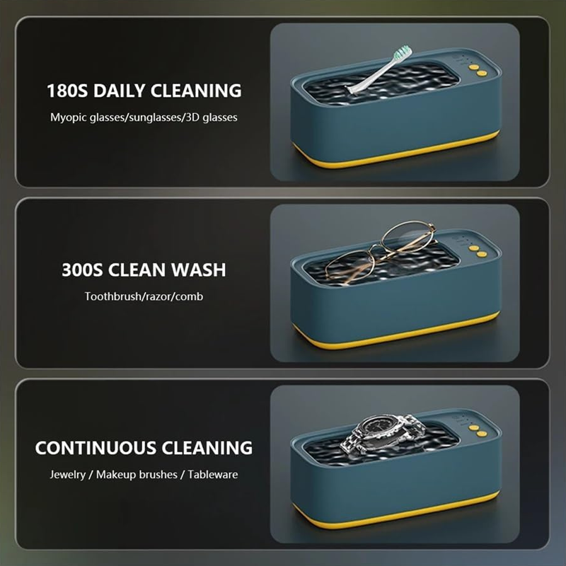 Ultrasonic Glasses and Jewelry Cleaner