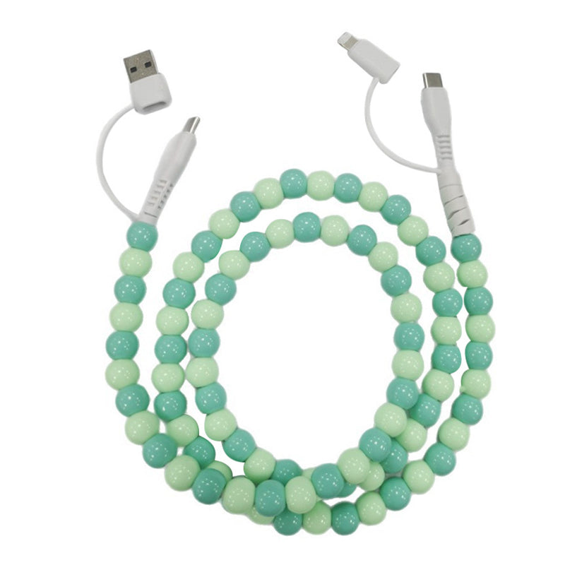 Pearl Beaded Data Cable