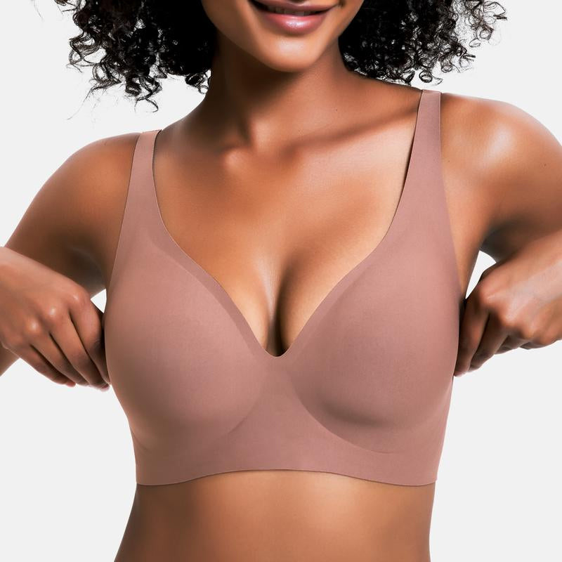 Seamless Wireless Full-Cup Bra