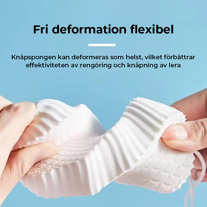 Magisk exfolierande badsvamp