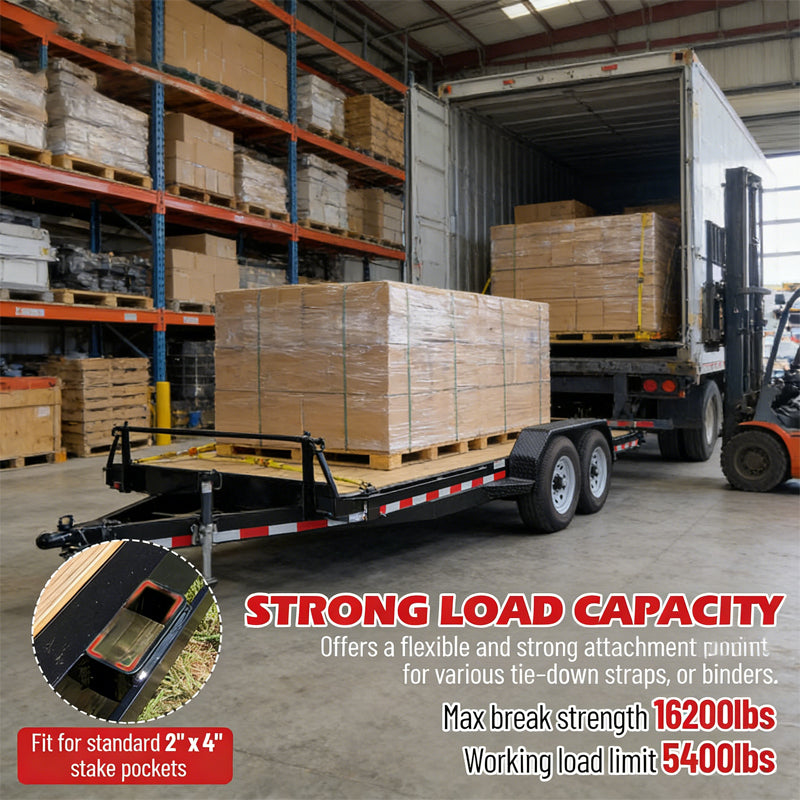 Trailer Stake Pocket D Ring