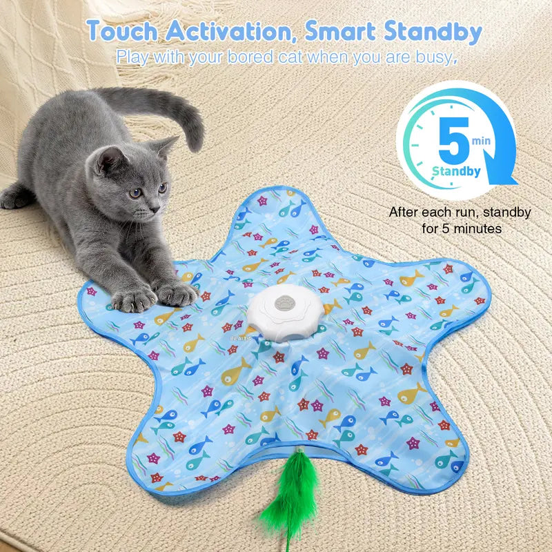 Automatic Self-Charging Interactive Cat Toy