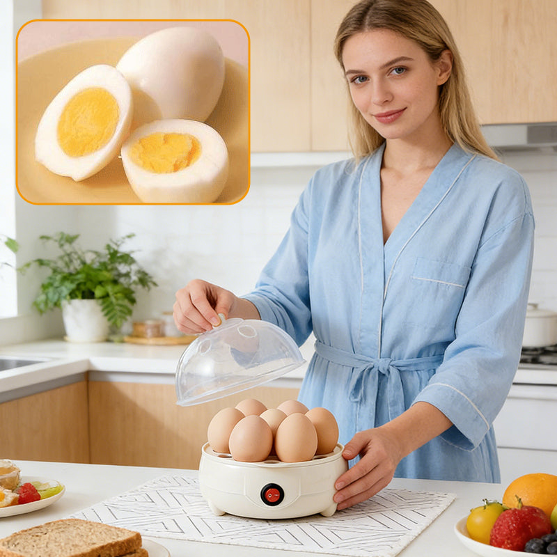 Rapid Electric Egg Cooker & Multi-Purpose Food Steamer