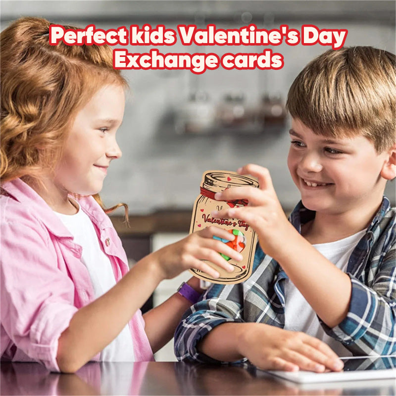 Mason Jar Valentine Gifts Cards