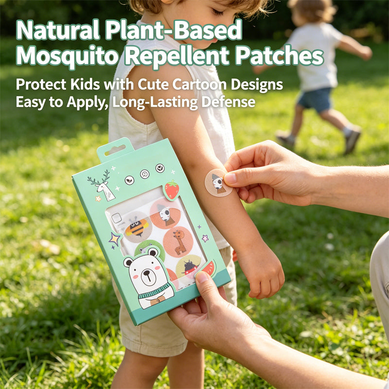 Plant Oil Mosquito Repellent Stickers for Kids & Baby