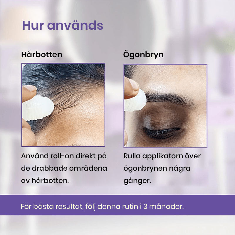 Avancerat roll-on serum för hårväxt
