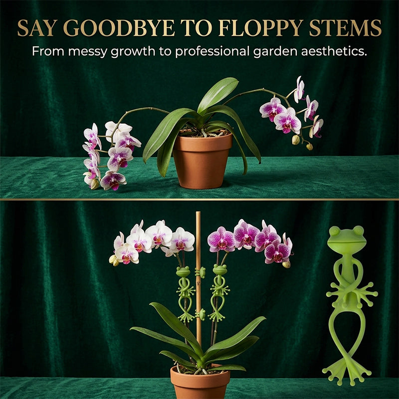 Multifunctional Bendable Frog Plant Ties & Organizers
