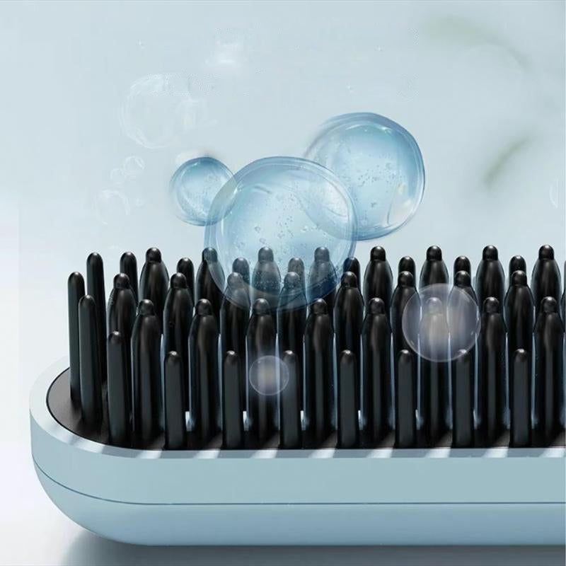 Trådlös laddning Bärbar hårrätande kam