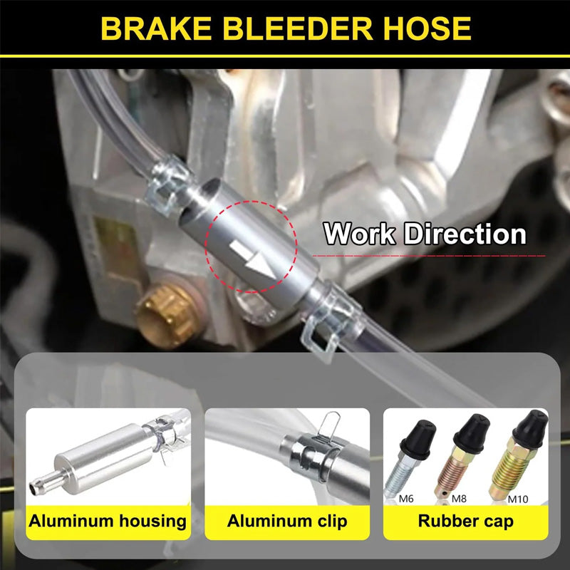 One Way Check Valve Tube Bleeding Tool Kit