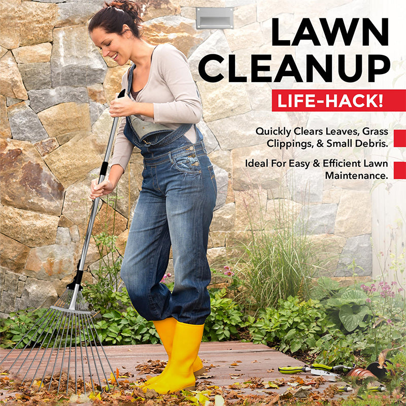 Adjustable Garden Leaf Rake