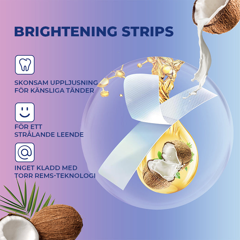 Kokosmynta Vitgörande Strips