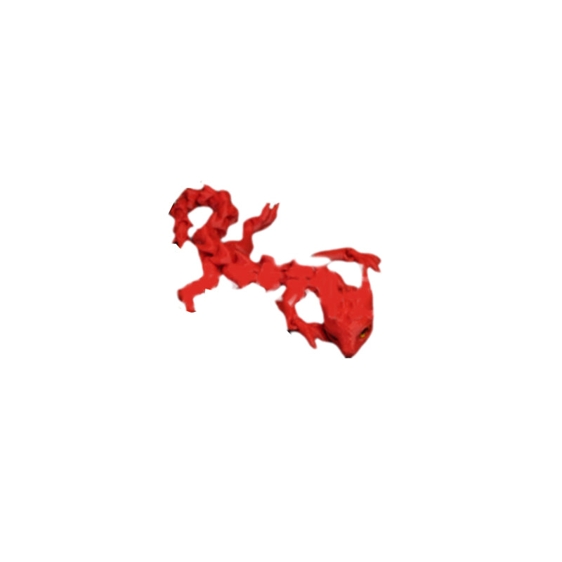 3D-tryckt ledad drake