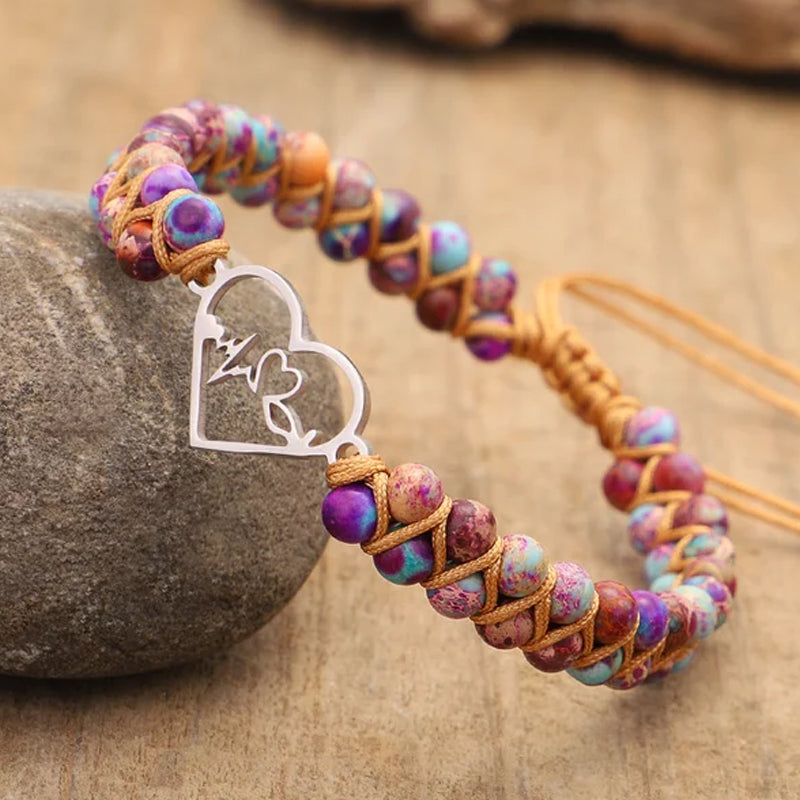 För barnbarn - För du är alltid i mina pärlor Armband