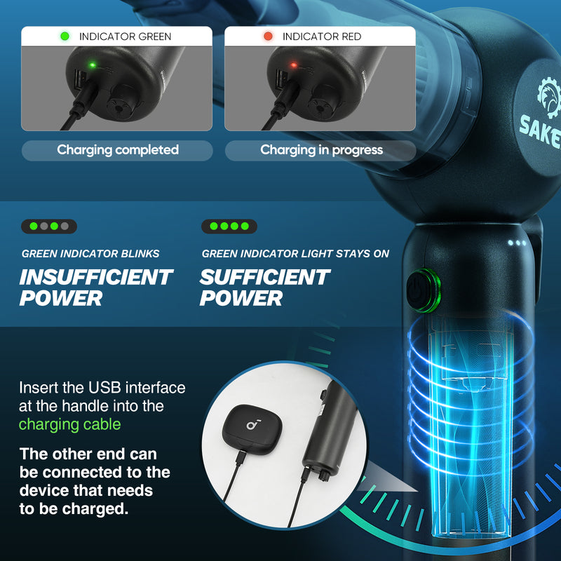 Portable Cordless Car Vacuum Cleaner