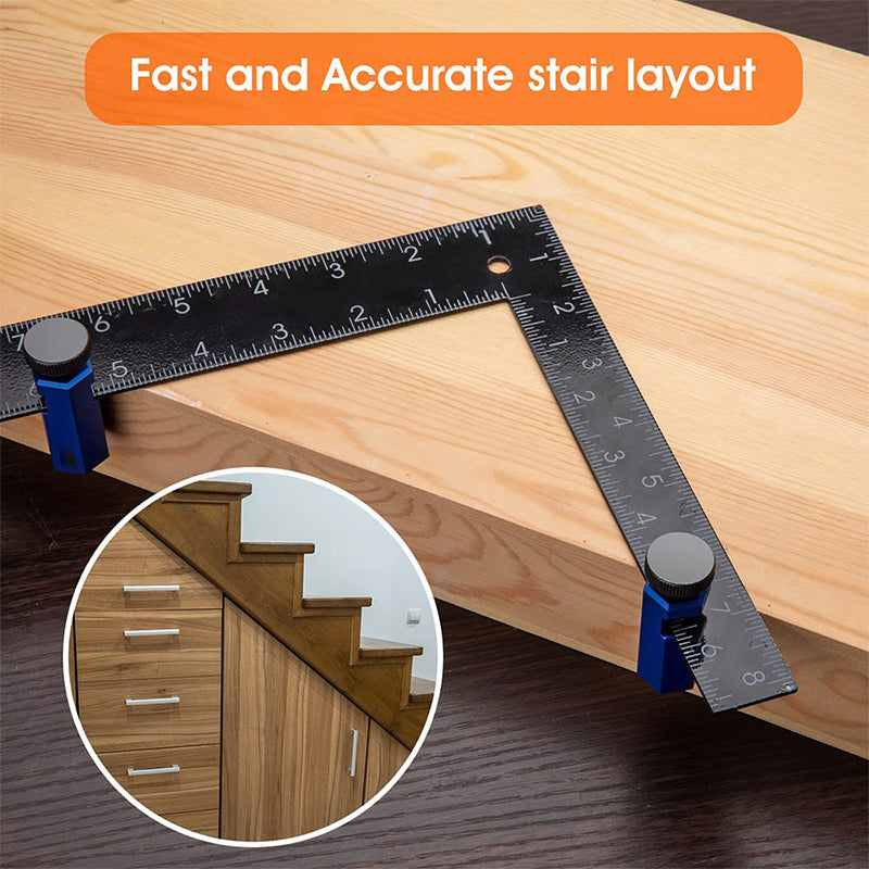 Right-angle ruler clamp