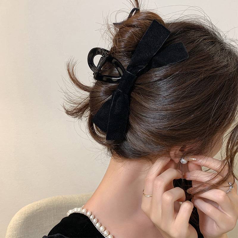Women's Elegant Bow Decoration Hair Claw Clip