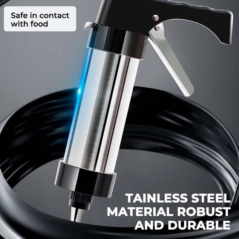 Stainless Steel Cookie Press & Biscuit Maker Set