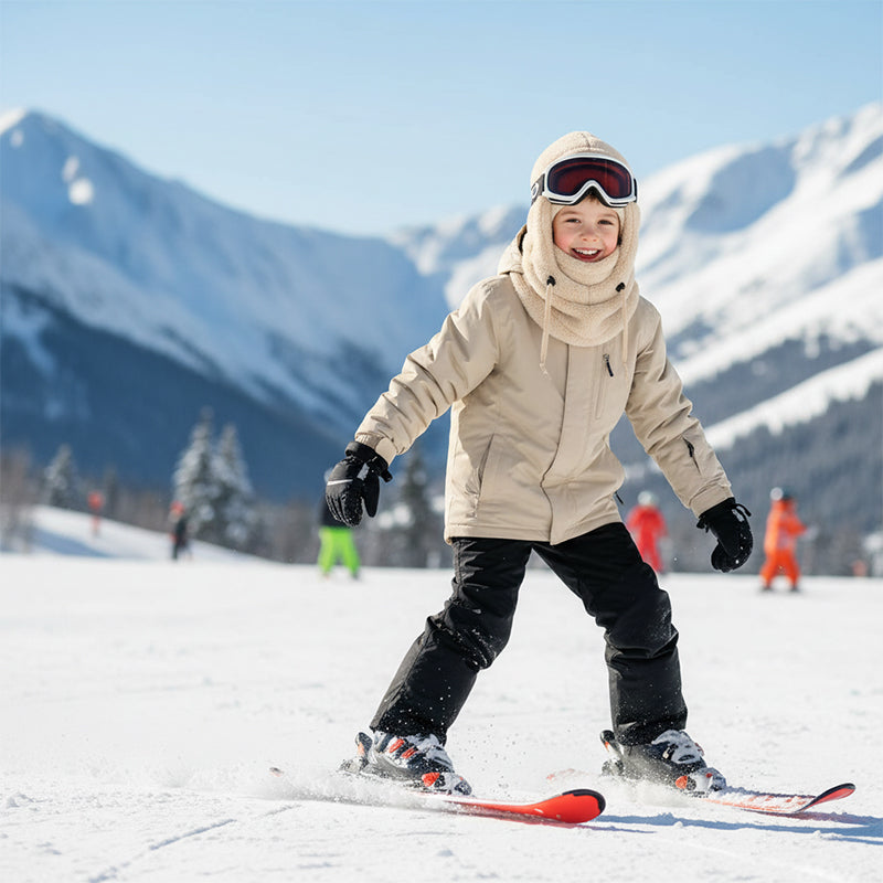 Kids 3-in-1 Fleece Winter Hood