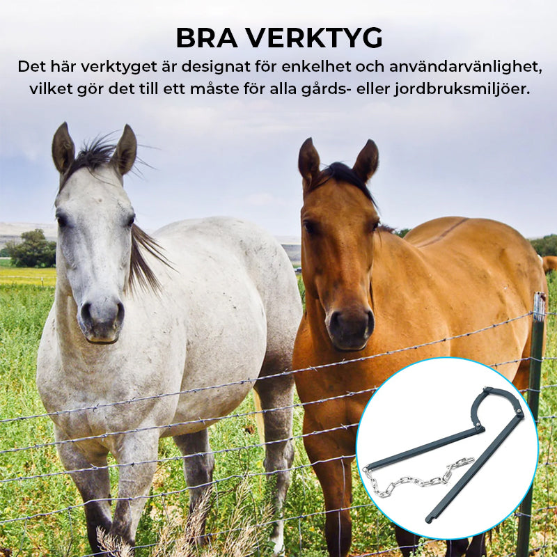 Manuell stängselreparationshållare