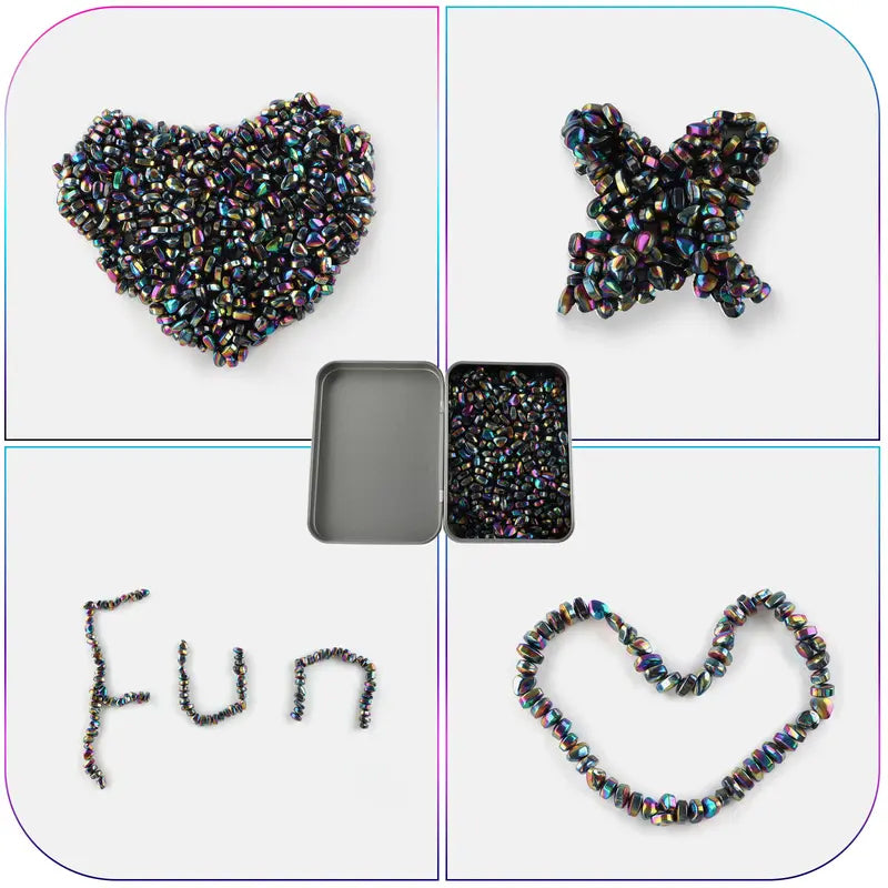 Electroplated DIY Magnetic Stones