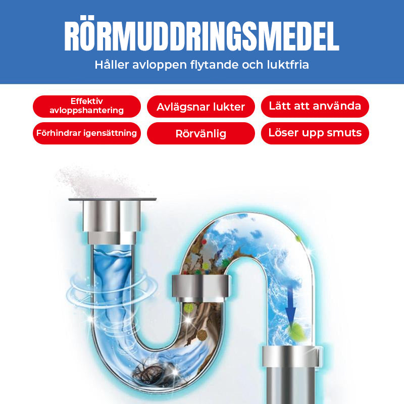 Multifunktionellt rörmuddringsmedel
