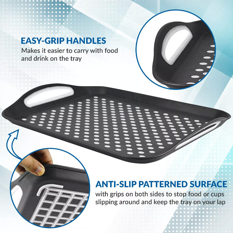 Dual-Handle Non-Slip Serving Tray