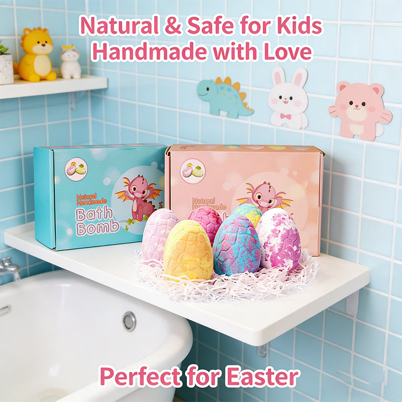 Kids Dinosaur Egg Bath Bombs
