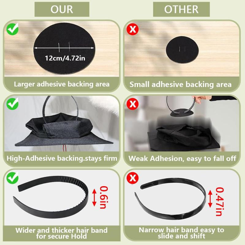Firm Anti-fall Hair Band for Graduation Cap