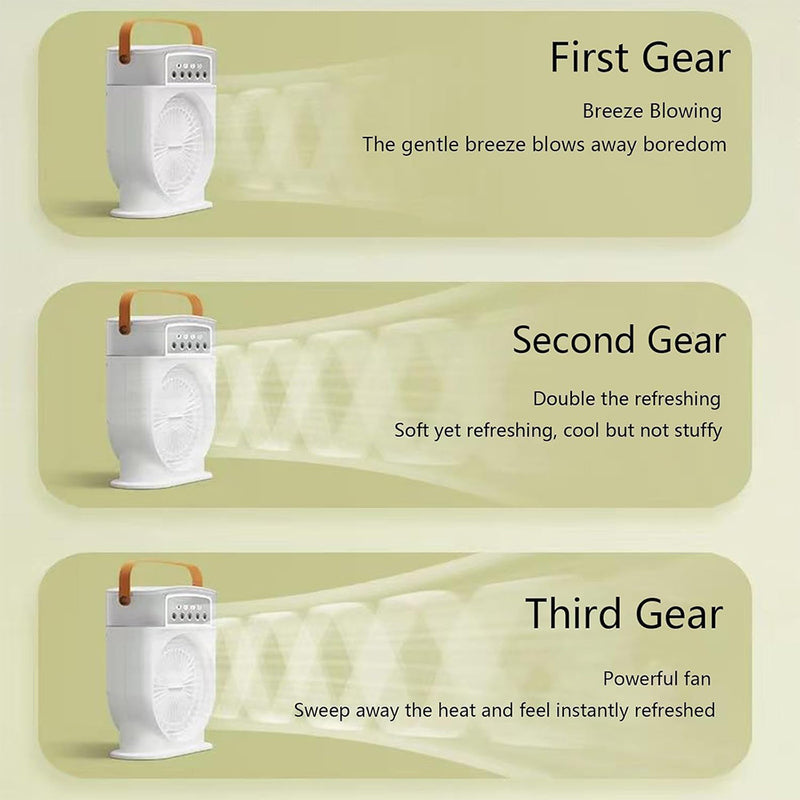Portable Ice Cooling Fan