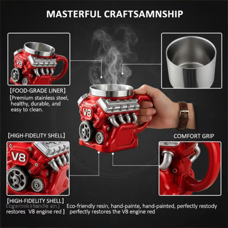 Ultimate V8 Engine Coffee Mug