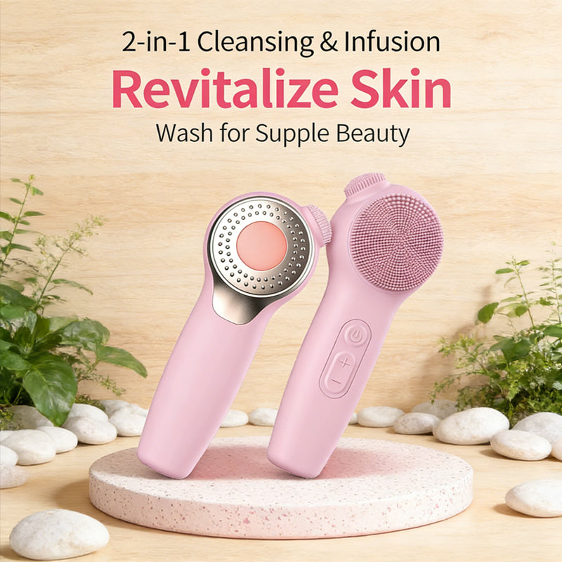 Heated Silicone Facial Cleansing Device