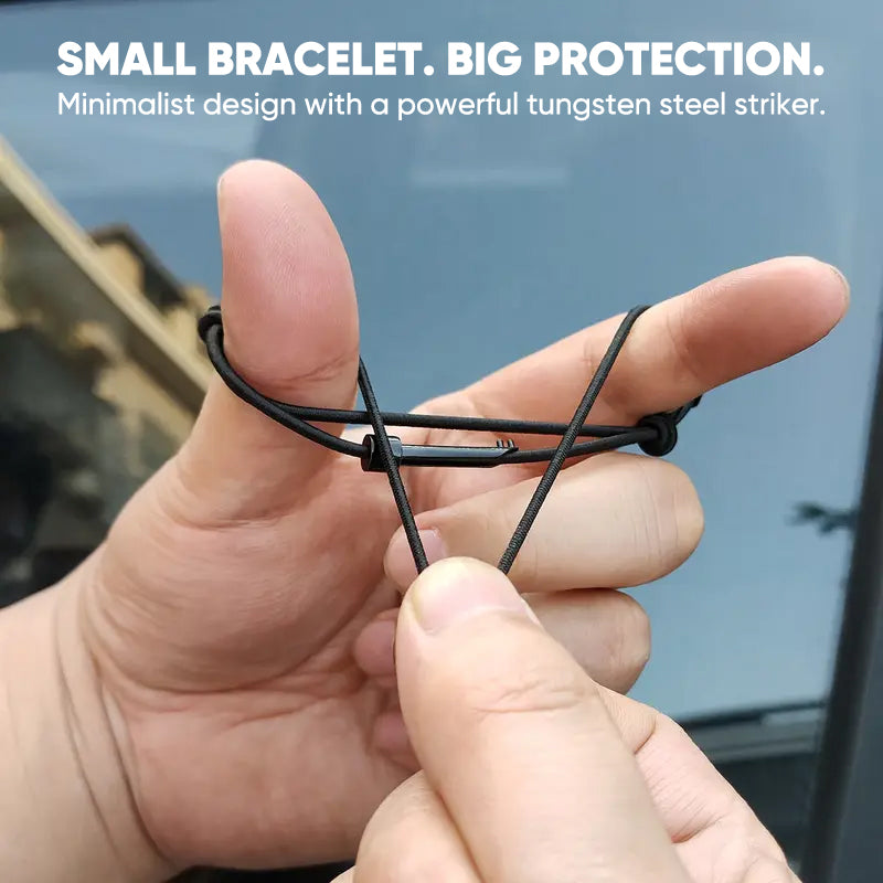 Emergency Window Breaker Bracelet (with integrated key)