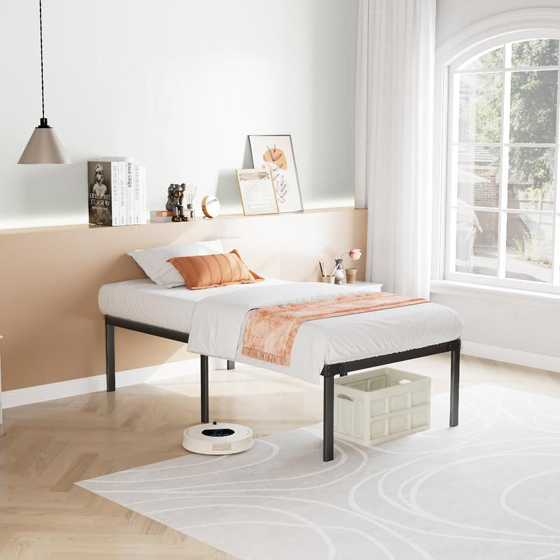 Assembled iron bed