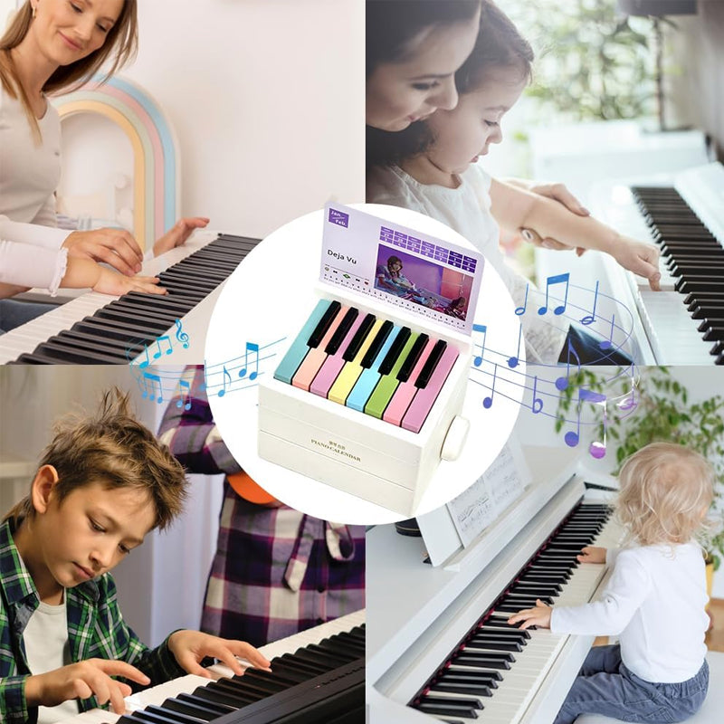 Piano Calendar 2025 with Music Lyrics