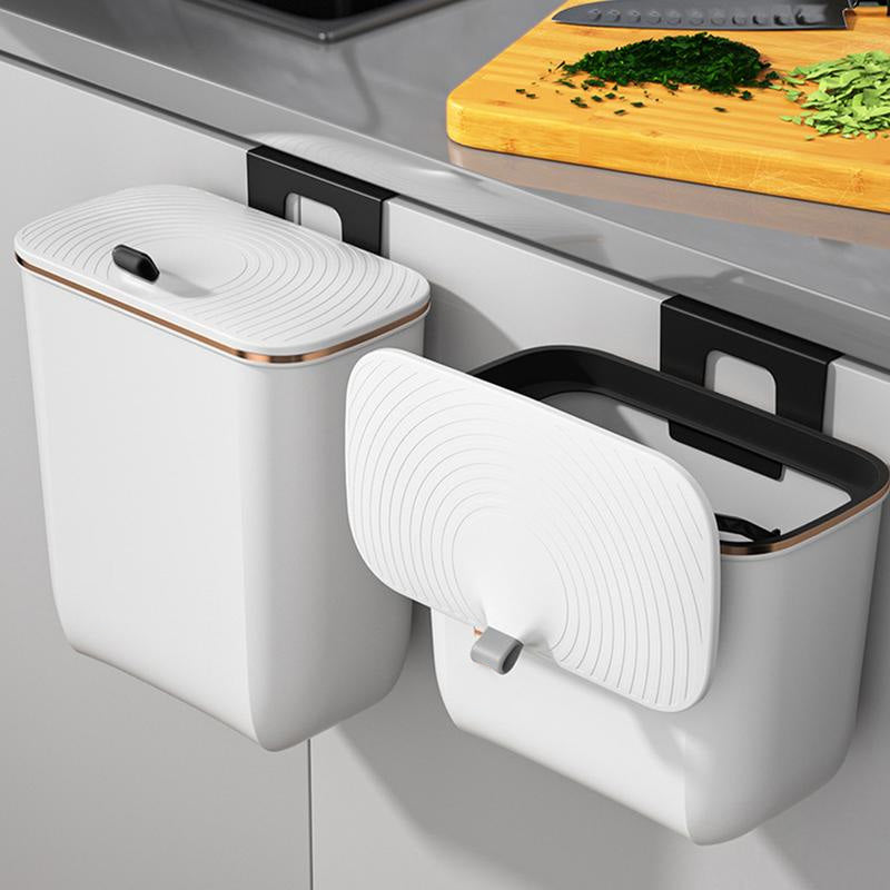 Hanging Waste Recycling Bins Storage Box with Lid