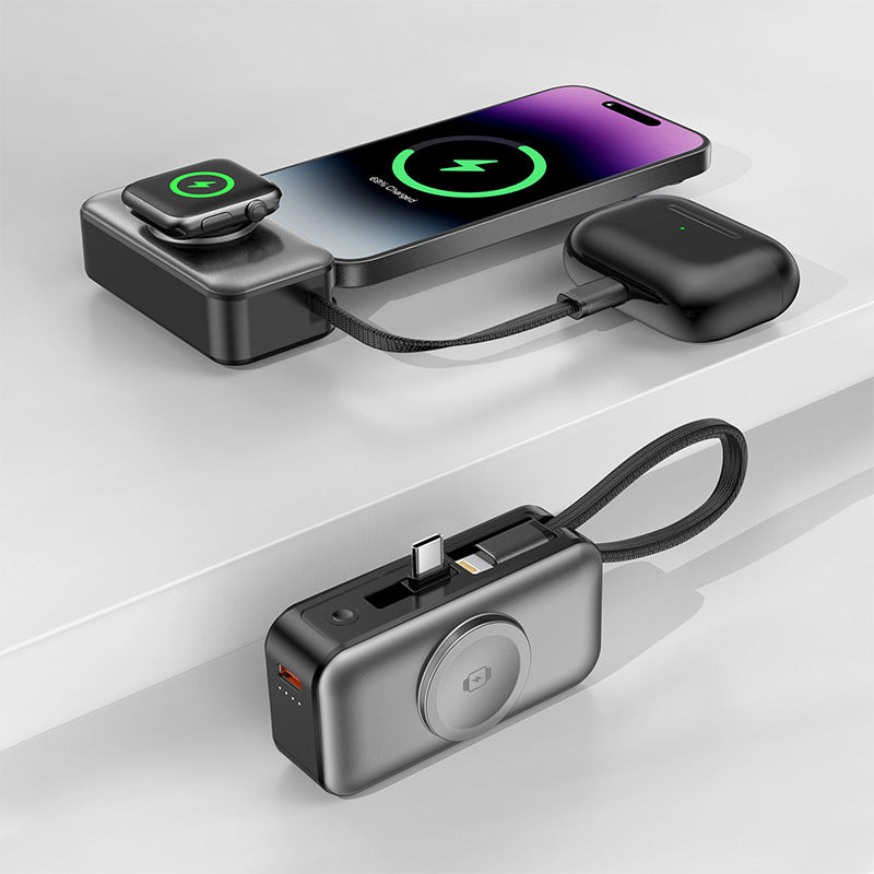 3-in-1 Magnetic Wireless Power Bank